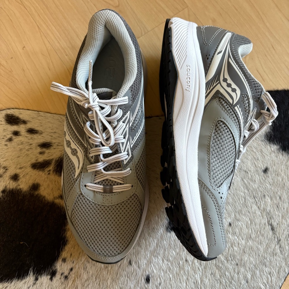 SAUCONY Cohesion In Grey Lace Up Athletic Size 9‎